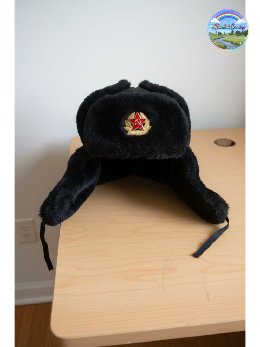 Ushanka Russian Faux Fur Trapper Hat Soviet Army Winter Hat Ear Flaps